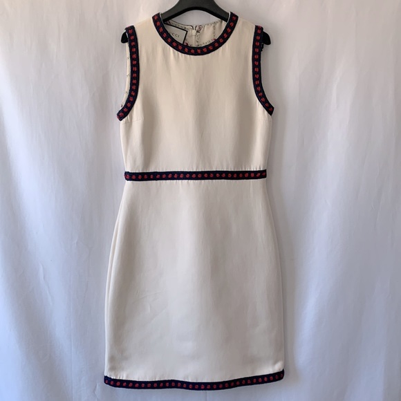 Gucci Vintage Knee-Length Dress Color Cream - Picture 3 of 14